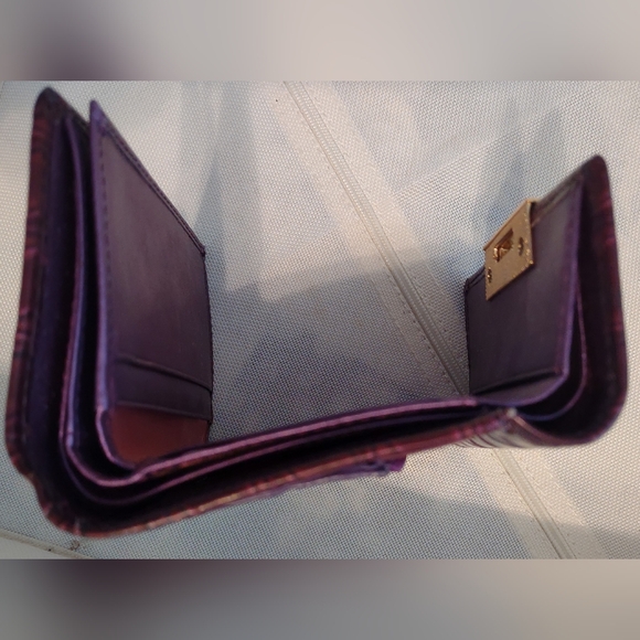 New Claudia Canova Couture Wallet Pink Faux Leather Coin Purse Card Holder - Picture 4 of 7